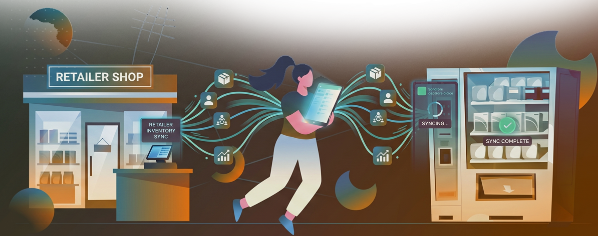 Connected retail, delivery, and vending workflows